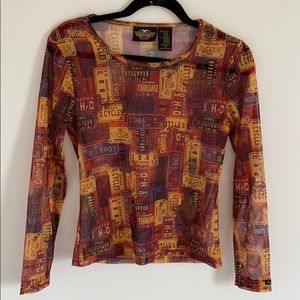 Harley Davidson mesh top